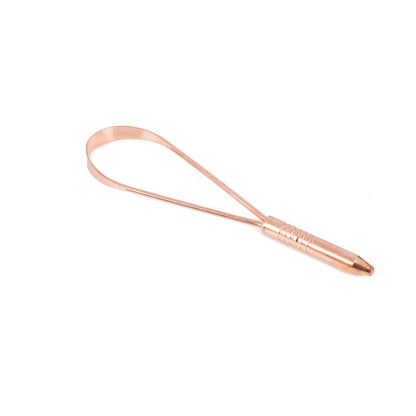 Basket Bum Copper Tongue Scraper 100% Copper with Round Edges Innovative Round Design