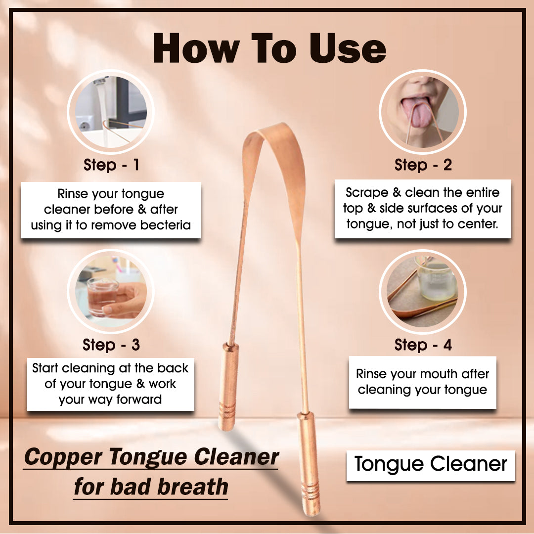 Basket Bum Heavy Copper Tongue Scraper Your Ultimate Oral Care Companion.