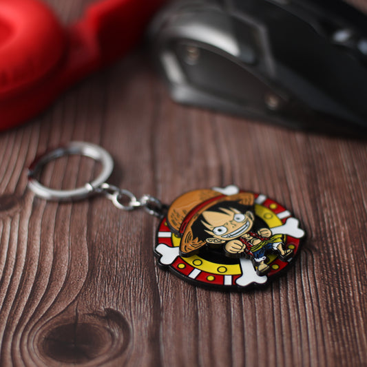 D. Luffy Rotating Ace Keychain One Piece Unleash the Power of the Pirate King