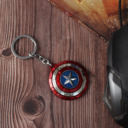 Basket Bum's Marvelous Shield: Captain America Keychain Edition