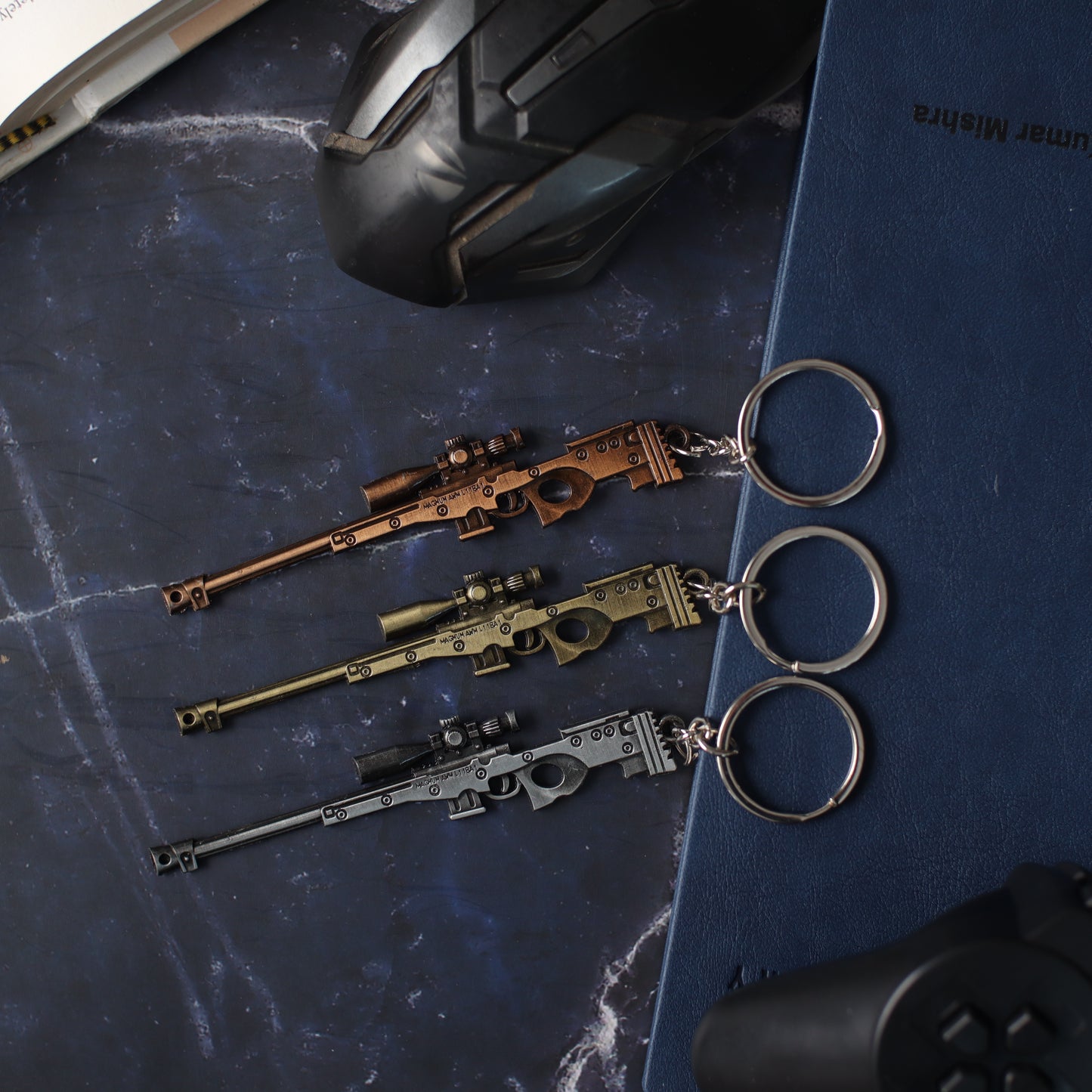 AWM Precision Keychains For Bikes Elevate Your Gear with Grey Bronze or Copper Variants