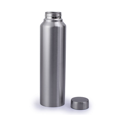"Basket Bum's Classic 1 Liter Steel Bottle: Hydration Simplified!