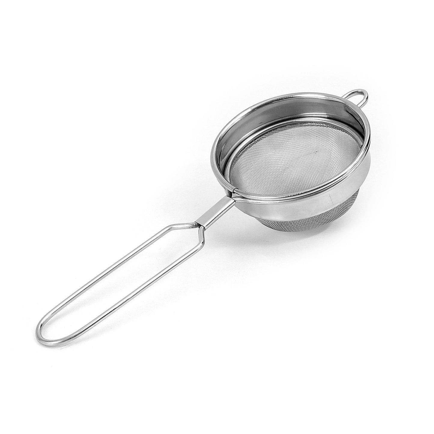 Deluxe Stainless Steel Chai Channi with Ergonomic Wire Handle High Quality Kitchen Sieve