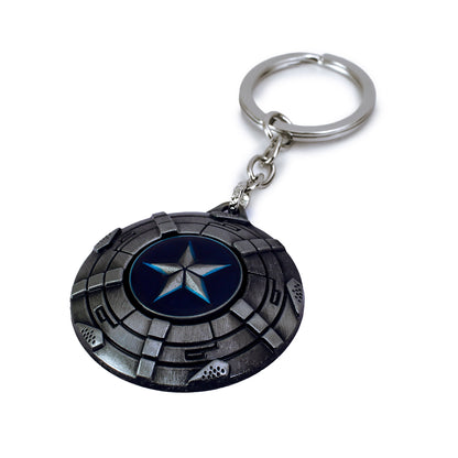 Basket Bum's Marvelous Shield: Captain America Keychain Edition